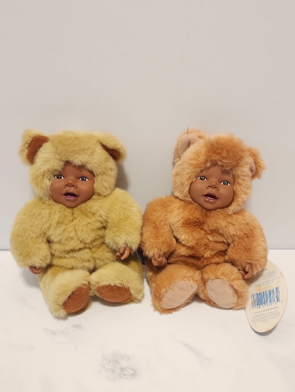 Baby Bear By Anne Geddes Doll - Plush  Soft Brown and Light Tan Fur